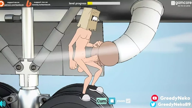 Трах по скайу #3