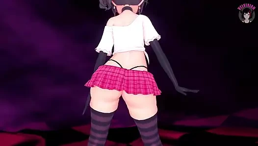 Büyük götlü genç kız - seksi dans