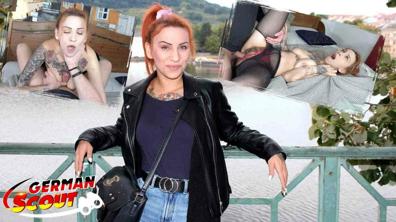 Alman izci - kıllı kaltak vanessa kırmızı aldı ve ham becerdin