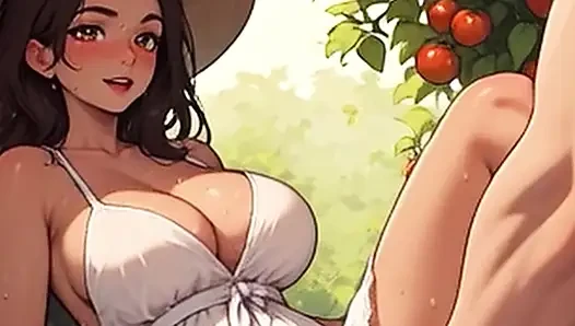 Waifu bahçede bayan bakış açısı - külot bir kenara penetrasyon ve bank yakın çekim sikiş (önizleme)