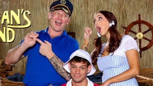 Hunk kaptan ve asosyal Gilligan takım ateşli marie-anne - biphoria