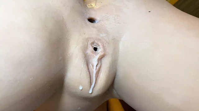 Döl anal amcık silikon bebek