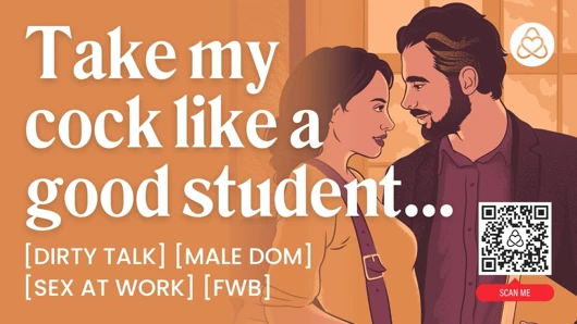 Asmr sesli porno: erkek dom öğretmen işte itaatkar öğrencisini sikiyor - kadınlar için erotik ses