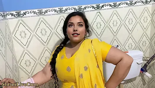 Мой Devar Ji имеет хороший смысл моей задницы, поэтому, пока мы находимся в карантине деревни дези, новый женатый секс бхабхи на хинди аудио