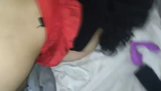 Kıçını köpek stiline vuran popo fişi