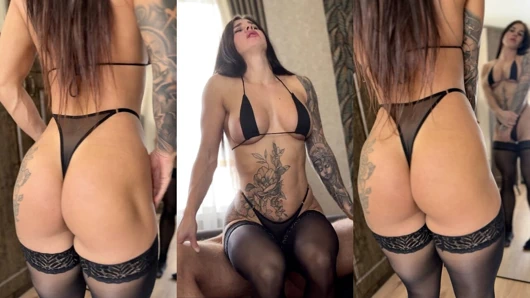 Çoraplı ateşli hatun derin anal sikişi tercih ediyor