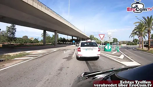 Güzel Alman latin tatilci Mallorca'da sikiliyor