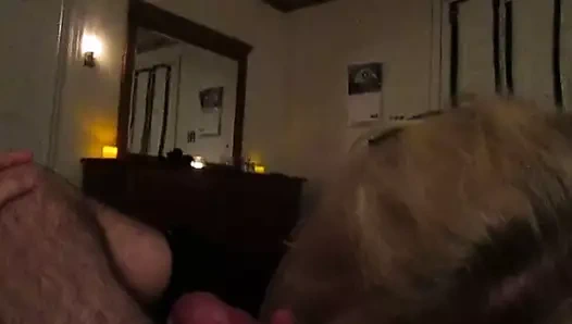 Kelli şişman bir emme