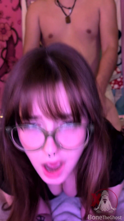 18 Cute Nerdy PAWG Is Horny Doggystyle and a Facial | Clip 1