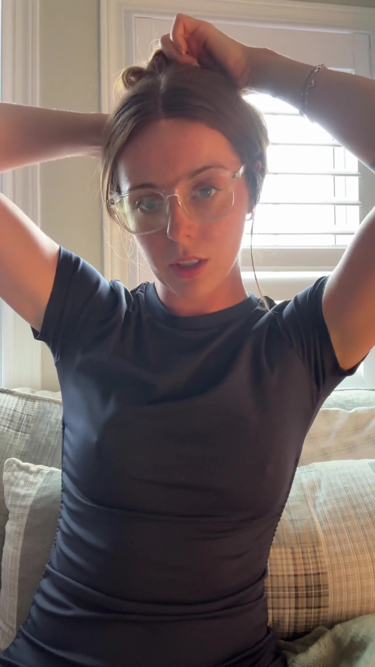 Hottie in Glasses Tells You How to Stroke!