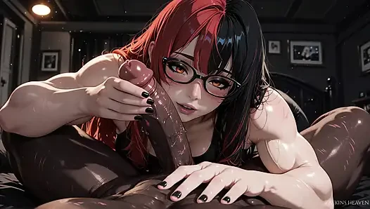 Muscle Goth Mommy Takes Care Of BBC - ATKINS HEAVEN