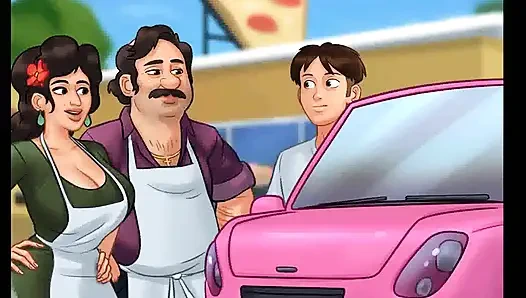 Yaz mevsimi efsanesi: iki kız için romantik akşam yemeği bölüm 138