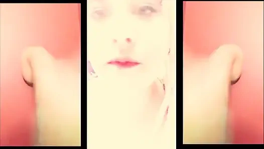 Lullende audio trekt zich af terwijl ik je verbaal sla en je bespuug en op je pik sla