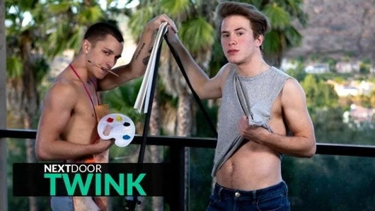 İkiyüzlü ressam başyapıtının sikini sürüyor - nextdoortwink