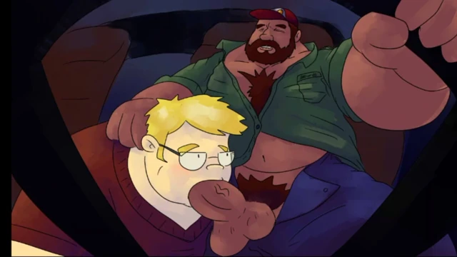 Fuck giants with big bearded fat guy!