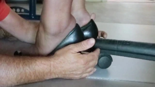 Naylon ayak aşk içinde the ofis altında the masa 2