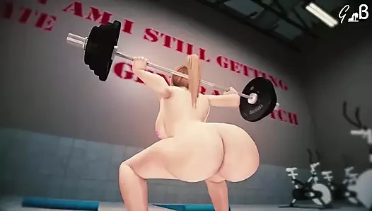 Samus aran çalışıyor (çıplak versiyon)