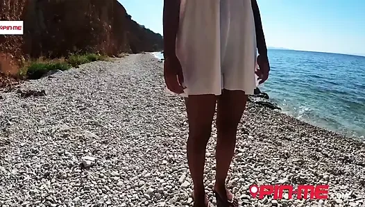 Horny Greeks Have Sex On The Public Beach & At Their Airbnb