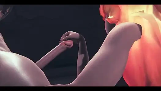 Lol hentai - ahri star guardian elle muamele - Japon Asyalı manga anime film oyunu porno