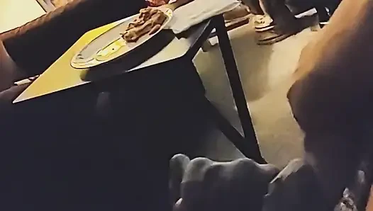 Çorapla elle muamele yavaş çekim