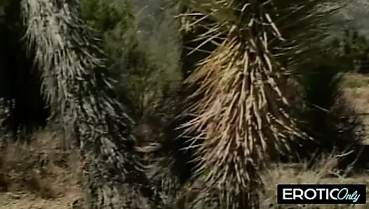 Yalnız ev hanımı kuryeye karşı koyamıyor