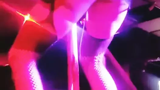 Las Vegas striptizci üstsüz sahne seti