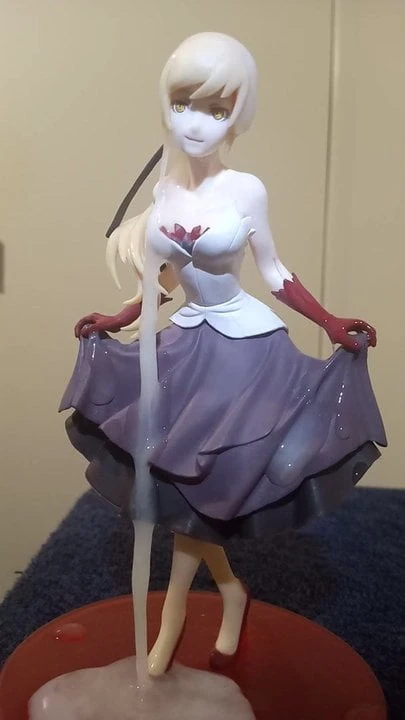 Kizumonogatari öpücük-shot form 3 #2 - sof şekil bukkake