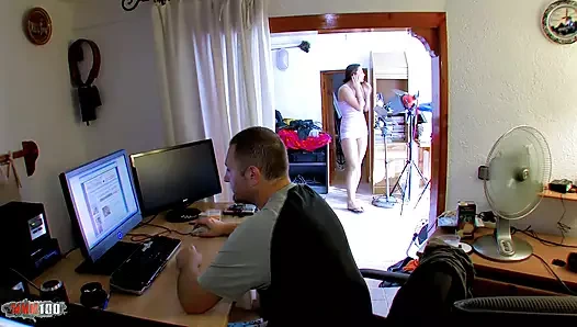 Harika götlü Fransız hatun Nathalie Sainlouis ile anal seks