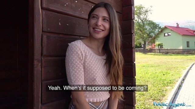 Public Agent - челенж Talia Mint по публичному отсосу и траху