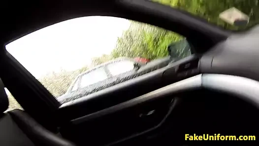 yakalandı Birleşik Krallık amatör saksocu polis içinde araba