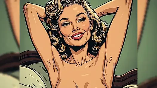 Nostaljik pin up hatun sanatı