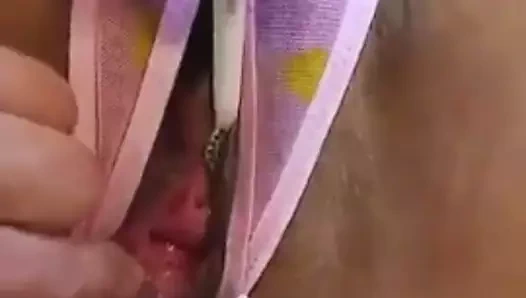 amatör Japon bebeğim pissing