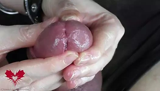 Azgın bir yarak tedavisi - orgazm kontrolünün yakın çekim - ana görünüm