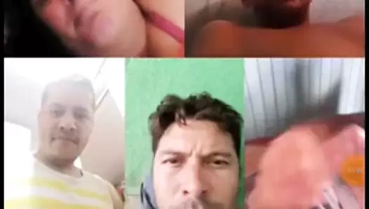 punhentando para a coroa na live