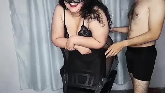 POV Bbw top - I had hard sex with a lucky fan for the first time that rich cock - Sara Ros xx