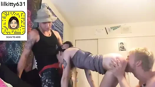 amatör üçlü eğlence