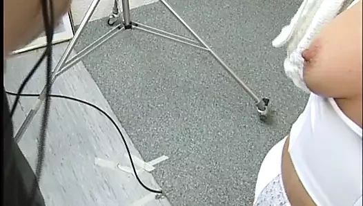 MILF testes diverse Dildo vs Schwanz Blasen