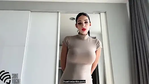 Üvey kız üvey babasına partiye gitmesini istiyor