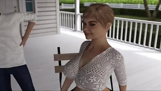 Orta yaşlı seksi kadın deresi #16 - Johannes Diana'yla sikişiyor