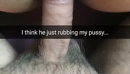 Sanırım sadece amımı ovuyor, ama beni becermeye başlıyor!