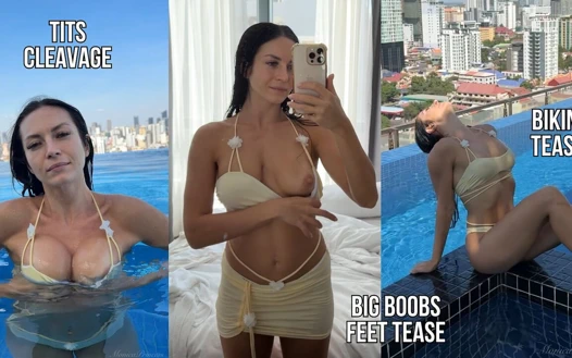 Bikini azdırma, meme dekoltesi, ayaklar, meme teşhiri