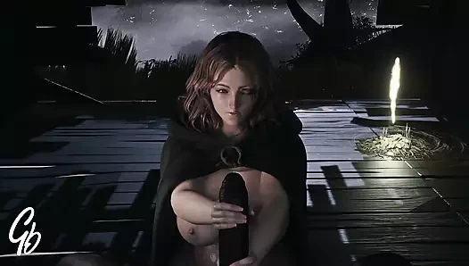 Melina x dood - memeler arasında büyük zenci yarağıyla oyna - sansürsüz anime