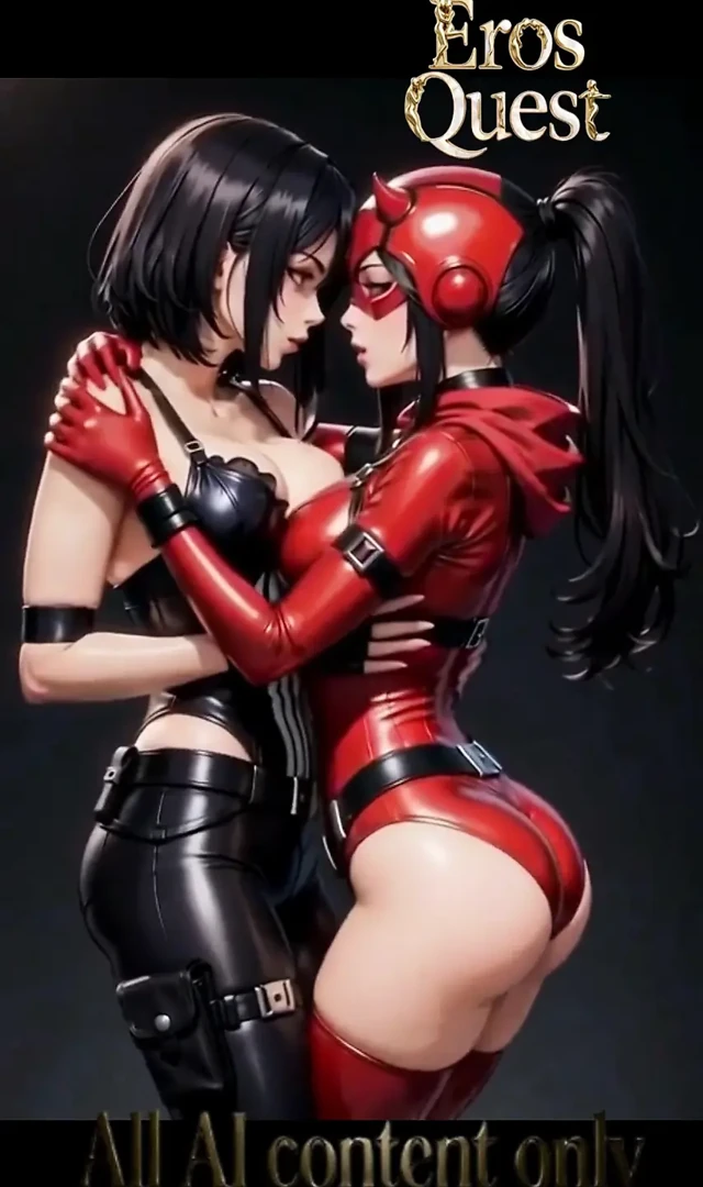 Erosquest - cezalandırıcı + daredevil - sapphic zevkleri - cosplay - contenu ia