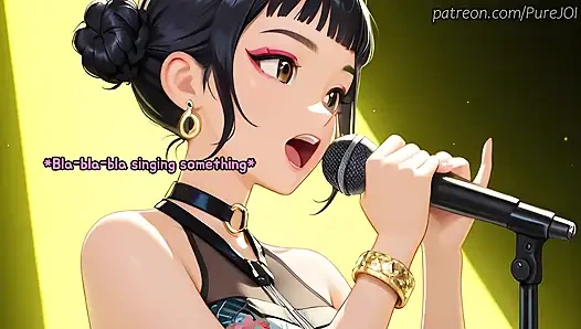 You were desperately trying to fill idol Zoey with your semen (Sex JOI)