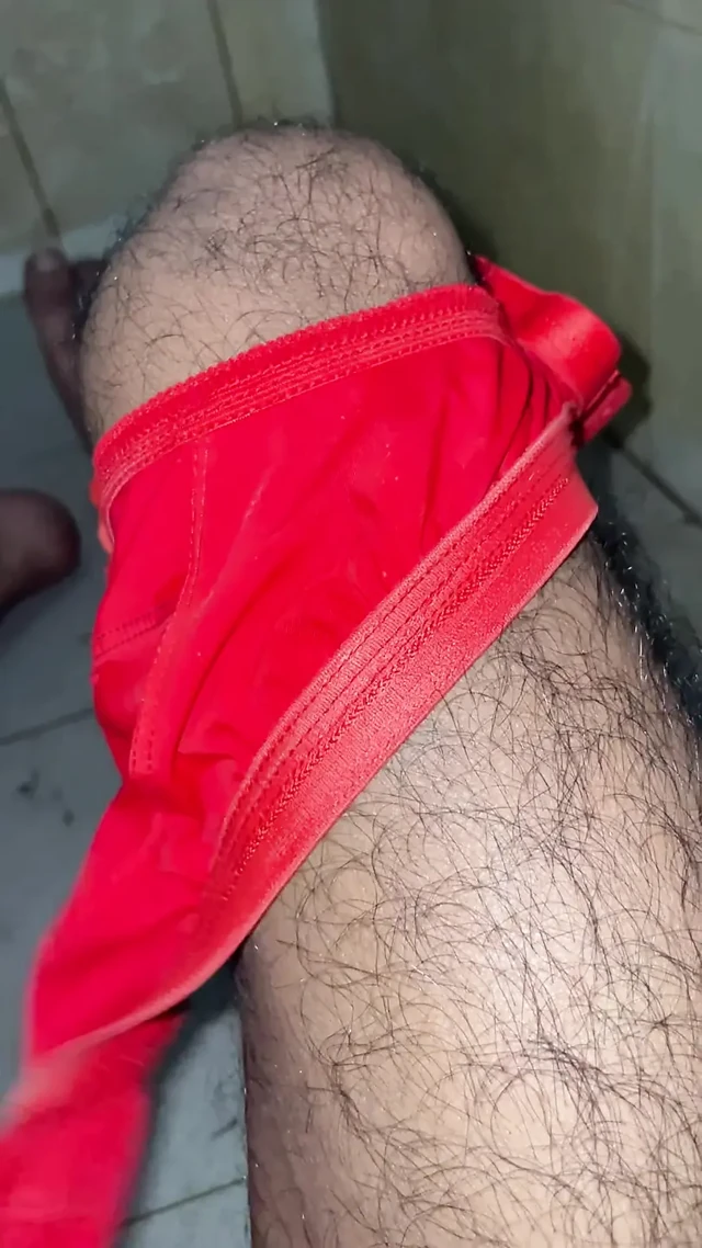 I put on my new sister-in-law's red bra