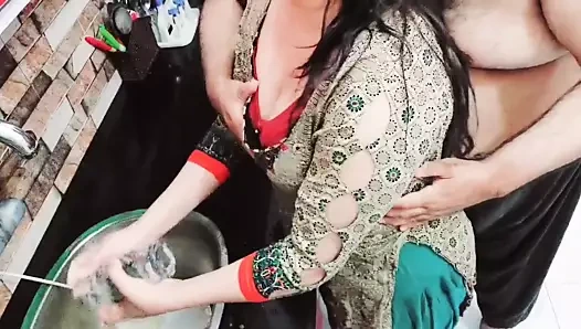 Indian Stepson Drinking Milk, Big Tits Than Fuck Her In Big Ass With Clear Hindi Audio
