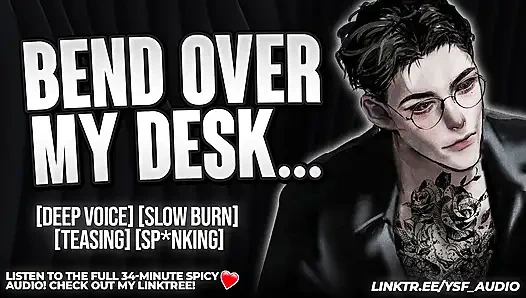 (erkek dominant) Yaraklı profesör götüne korunmasız şaplak atıyor - ysf - erkek inleme