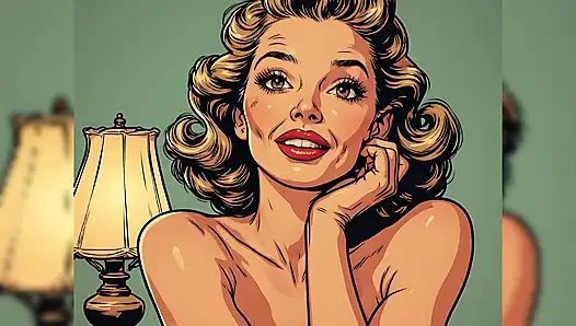 Nostaljik pin up hatun sanatı