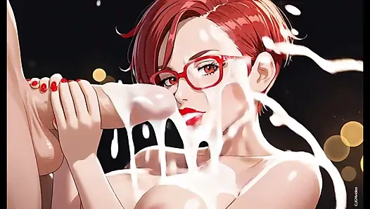 114 lilas yüze boşalma derlemesi (ai animasyon)