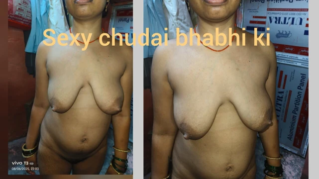 Beautiful bhabhi ki sari me chudai ki desi doggy position thukai kiya bhabhi ki
